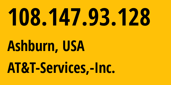 IP-адрес 108.147.93.128 (Нью-Йорк, Нью-Йорк, США) определить местоположение, координаты на карте, ISP провайдер AS7018 AT&T-Services,-Inc. // кто провайдер айпи-адреса 108.147.93.128