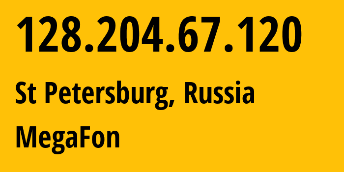 IP-адрес 128.204.67.120 (Междуреченск, Кузба́сс, Россия) определить местоположение, координаты на карте, ISP провайдер AS31205 MegaFon // кто провайдер айпи-адреса 128.204.67.120