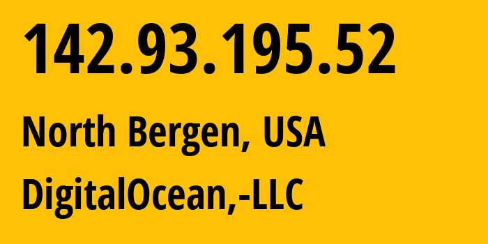 IP address 142.93.195.52 get location, coordinates on map, ISP provider AS14061 DigitalOcean,-LLC // who is provider of ip address 142.93.195.52, whose IP address