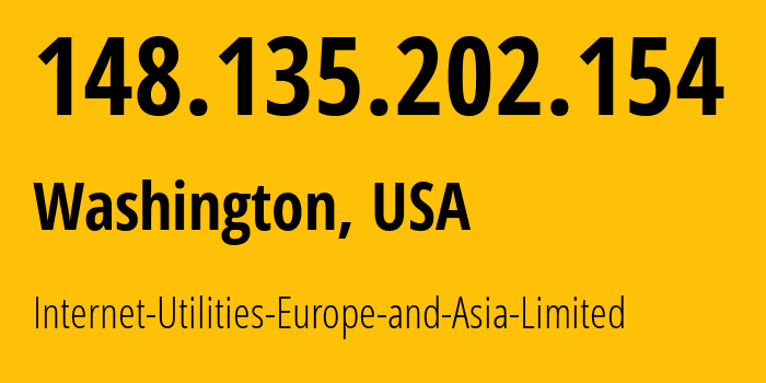 IP address 148.135.202.154 (Washington, District of Columbia, USA) get location, coordinates on map, ISP provider AS0 Internet-Utilities-Europe-and-Asia-Limited // who is provider of ip address 148.135.202.154, whose IP address