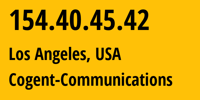 IP address 154.40.45.42 (Los Angeles, California, USA) get location, coordinates on map, ISP provider AS979 Cogent-Communications // who is provider of ip address 154.40.45.42, whose IP address