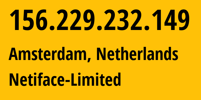 IP-адрес 156.229.232.149 (Лос-Анджелес, Калифорния, США) определить местоположение, координаты на карте, ISP провайдер AS60223 Netiface-Limited // кто провайдер айпи-адреса 156.229.232.149