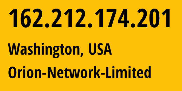 IP address 162.212.174.201 (Washington, District of Columbia, USA) get location, coordinates on map, ISP provider AS58065 Orion-Network-Limited // who is provider of ip address 162.212.174.201, whose IP address