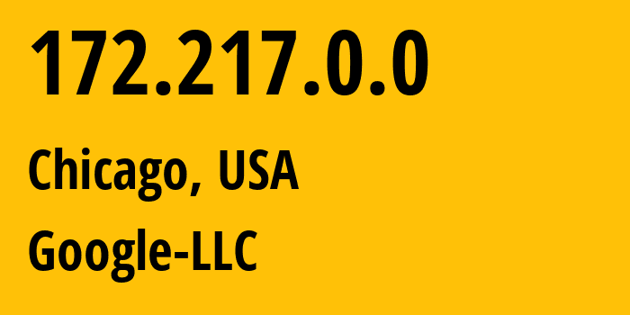 IP address 172.217.0.0 get location, coordinates on map, ISP provider AS15169 Google-LLC // who is provider of ip address 172.217.0.0, whose IP address