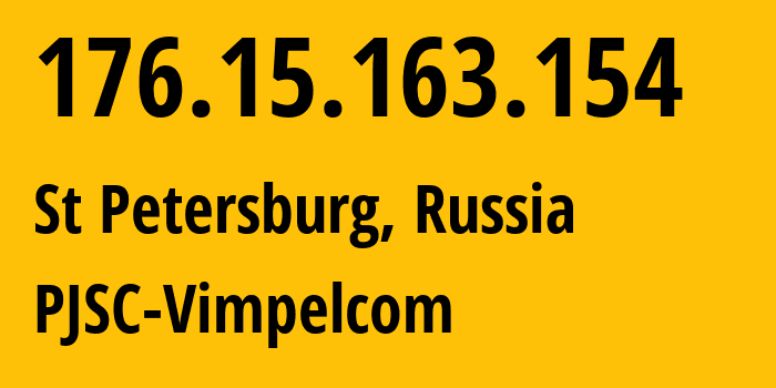 IP-адрес 176.15.163.154 (Москва, Москва, Россия) определить местоположение, координаты на карте, ISP провайдер AS16345 CORBINA-BROADBAND // кто провайдер айпи-адреса 176.15.163.154