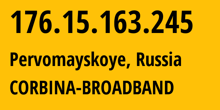 IP address 176.15.163.245 (St Petersburg, St.-Petersburg, Russia) get location, coordinates on map, ISP provider AS16345 PJSC-Vimpelcom // who is provider of ip address 176.15.163.245, whose IP address