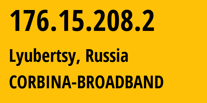 IP address 176.15.208.2 (Stavropol, Stavropol Kray, Russia) get location, coordinates on map, ISP provider AS16345 CORBINA-BROADBAND // who is provider of ip address 176.15.208.2, whose IP address