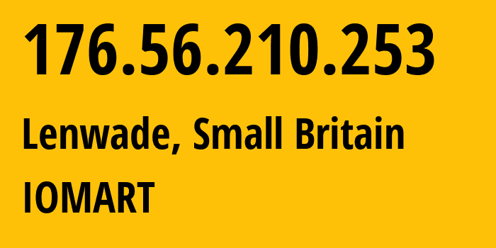 IP address 176.56.210.253 (Lenwade, England, Small Britain) get location, coordinates on map, ISP provider AS59437 IOMART // who is provider of ip address 176.56.210.253, whose IP address