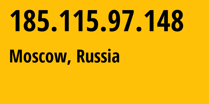 IP-адрес 185.115.97.148 (Москва, Москва, Россия) определить местоположение, координаты на карте, ISP провайдер AS15848 Federal-State-Unitary-Enterprise-of-the-Order-of-the-Red-Banner-of-Labour-Russ // кто провайдер айпи-адреса 185.115.97.148