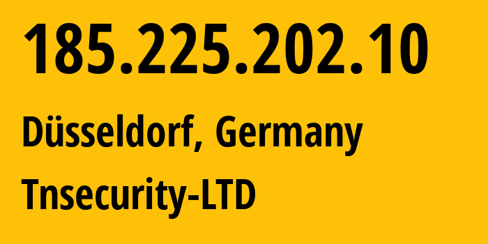 IP address 185.225.202.10 (Moscow, Moscow, Russia) get location, coordinates on map, ISP provider AS214417 Andrii-Hrosh // who is provider of ip address 185.225.202.10, whose IP address