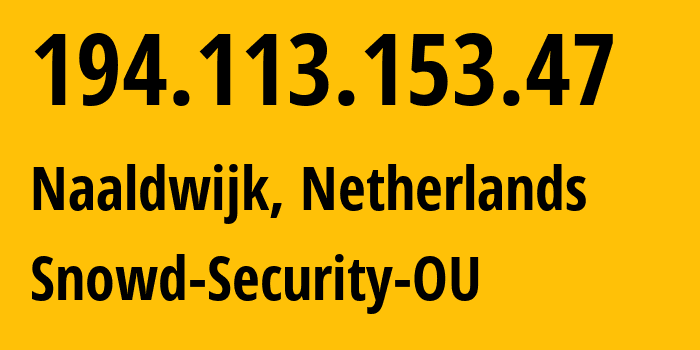 IP address 194.113.153.47 (Amsterdam, North Holland, Netherlands) get location, coordinates on map, ISP provider AS57043 Hostkey-B.V. // who is provider of ip address 194.113.153.47, whose IP address