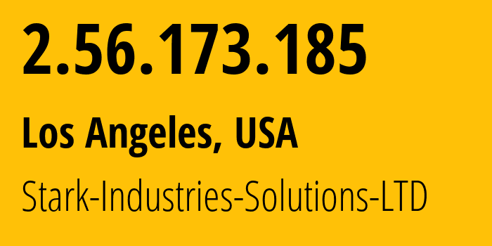 IP address 2.56.173.185 (Helsinki, Uusimaa, Finland) get location, coordinates on map, ISP provider AS44477 Stark-Industries-Solutions-LTD // who is provider of ip address 2.56.173.185, whose IP address