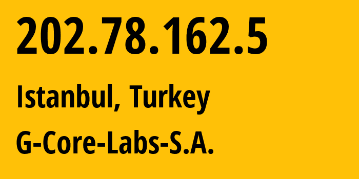 IP-адрес 202.78.162.5 (Стамбул, Стамбул, Турция) определить местоположение, координаты на карте, ISP провайдер AS199524 G-Core-Labs-S.A. // кто провайдер айпи-адреса 202.78.162.5