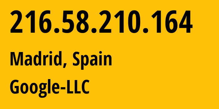 IP address 216.58.210.164 (Riverton, Utah, USA) get location, coordinates on map, ISP provider AS15169 Google-LLC // who is provider of ip address 216.58.210.164, whose IP address
