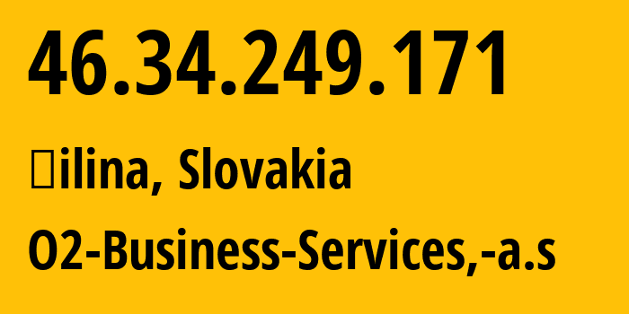 IP-адрес 46.34.249.171 (Братислава, Братиславский край, Словакия) определить местоположение, координаты на карте, ISP провайдер AS28952 2-of-TO2SK // кто провайдер айпи-адреса 46.34.249.171