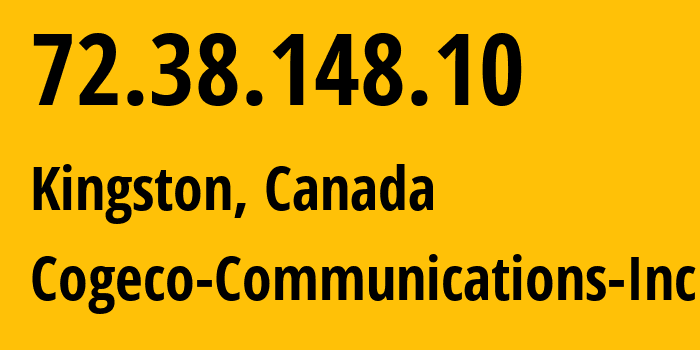 IP-адрес 72.38.148.10 (Waterdown, Онтарио, Канада) определить местоположение, координаты на карте, ISP провайдер AS7992 Cogeco-Communications-Inc // кто провайдер айпи-адреса 72.38.148.10