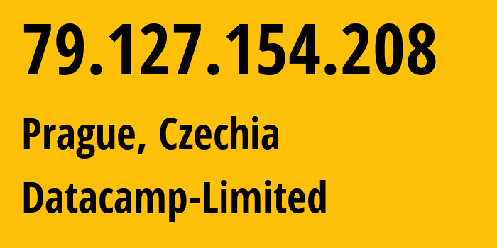 IP-адрес 79.127.154.208 (Прага, Prague, Чехия) определить местоположение, координаты на карте, ISP провайдер AS212238 Datacamp-Limited // кто провайдер айпи-адреса 79.127.154.208