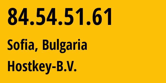 IP address 84.54.51.61 (Eygelshoven, Limburg, Netherlands) get location, coordinates on map, ISP provider AS51396 Pfcloud-UG // who is provider of ip address 84.54.51.61, whose IP address