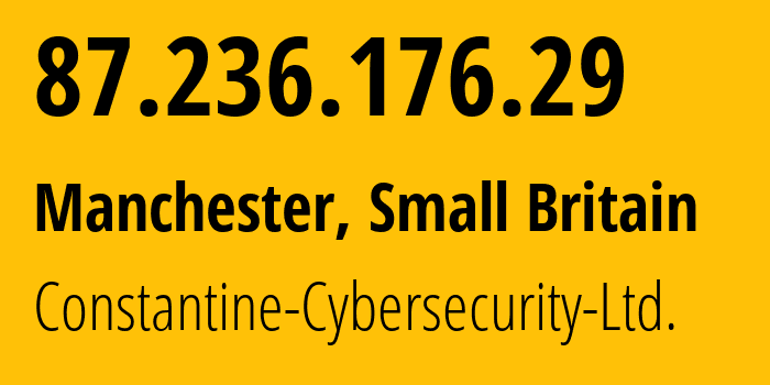 IP-адрес 87.236.176.29 (Лидс, Англия, Мелкобритания) определить местоположение, координаты на карте, ISP провайдер AS211298 Constantine-Cybersecurity-Ltd. // кто провайдер айпи-адреса 87.236.176.29