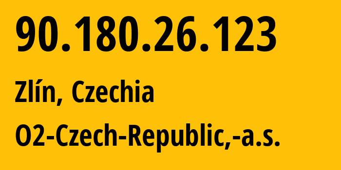 IP address 90.180.26.123 get location, coordinates on map, ISP provider AS5610 O2-Czech-Republic,-a.s. // who is provider of ip address 90.180.26.123, whose IP address