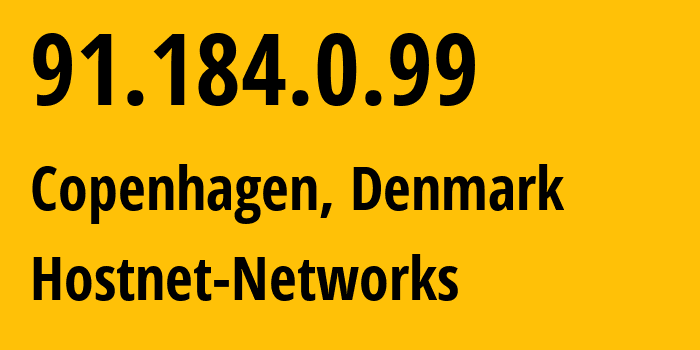 IP address 91.184.0.99 get location, coordinates on map, ISP provider AS51468 Hostnet-Networks // who is provider of ip address 91.184.0.99, whose IP address