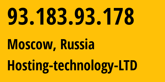 IP address 93.183.93.178 (Moscow, Moscow, Russia) get location, coordinates on map, ISP provider AS48282 Hosting-technology-LTD // who is provider of ip address 93.183.93.178, whose IP address