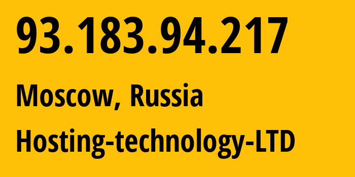 IP-адрес 93.183.94.217 (Москва, Москва, Россия) определить местоположение, координаты на карте, ISP провайдер AS48282 Hosting-technology-LTD // кто провайдер айпи-адреса 93.183.94.217