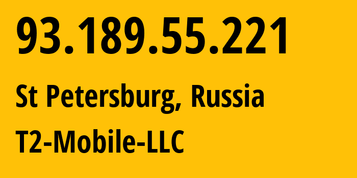 IP address 93.189.55.221 (St Petersburg, St.-Petersburg, Russia) get location, coordinates on map, ISP provider AS15378 T2-Mobile-LLC // who is provider of ip address 93.189.55.221, whose IP address