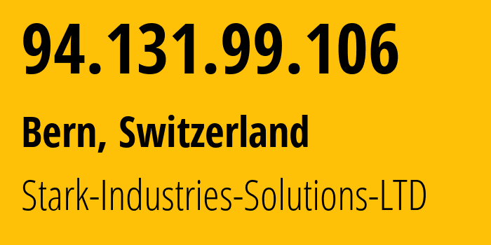 IP address 94.131.99.106 get location, coordinates on map, ISP provider AS44477 Stark-Industries-Solutions-LTD // who is provider of ip address 94.131.99.106, whose IP address