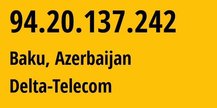 IP address 94.20.137.242 get location, coordinates on map, ISP provider AS29049 Delta-Telecom // who is provider of ip address 94.20.137.242, whose IP address