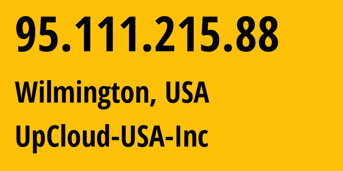 IP-адрес 95.111.215.88 (Сан-Хосе, Калифорния, США) определить местоположение, координаты на карте, ISP провайдер AS25697 UpCloud-USA-Inc // кто провайдер айпи-адреса 95.111.215.88