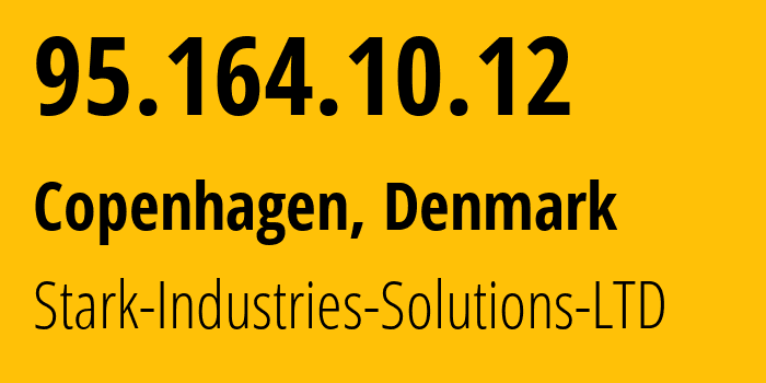 IP address 95.164.10.12 (Copenhagen, Capital Region, Denmark) get location, coordinates on map, ISP provider AS44477 Stark-Industries-Solutions-LTD // who is provider of ip address 95.164.10.12, whose IP address