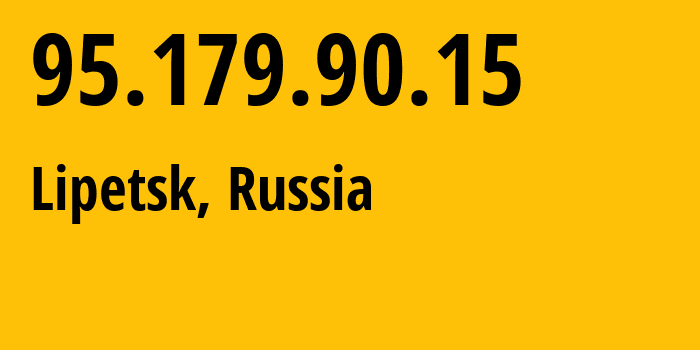 IP-адрес 95.179.90.15 (Липецк, Липецкая Область, Россия) определить местоположение, координаты на карте, ISP провайдер AS12389 Address-point-to-poiLipetsk-Regional-Public-Network-BBN-2/12-General // кто провайдер айпи-адреса 95.179.90.15