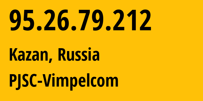 IP address 95.26.79.212 get location, coordinates on map, ISP provider AS29125 PJSC-Vimpelcom // who is provider of ip address 95.26.79.212, whose IP address