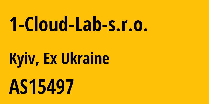 Информация о провайдере 1-Cloud-Lab-s.r.o. AS15497 Colocall: все IP-адреса, network, все айпи-подсети