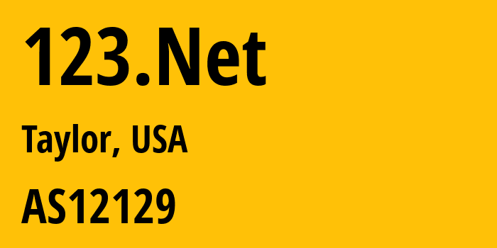 Информация о провайдере 123.Net AS12129 123.Net, Inc.: все IP-адреса, network, все айпи-подсети