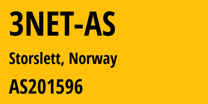 Информация о провайдере 3NET-AS AS201596 3NET AS: все IP-адреса, network, все айпи-подсети