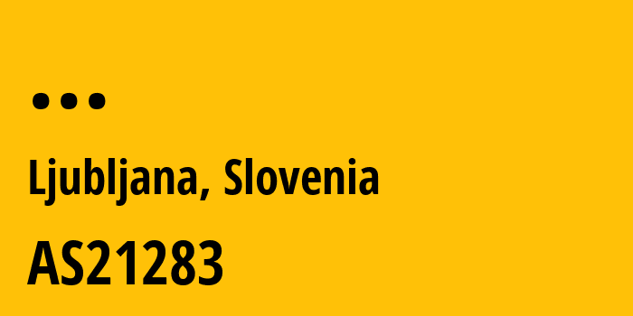 Информация о провайдере A1-Slovenija-telekomunikacijske-storitve,-d.d. AS21283 A1 Slovenija telekomunikacijske storitve,d.d.: все IP-адреса, network, все айпи-подсети