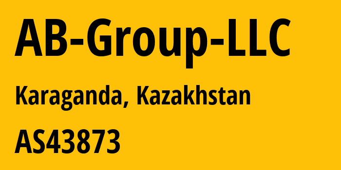 Информация о провайдере AB-Group-LLC AS43873 AB GROUP LLC: все IP-адреса, network, все айпи-подсети