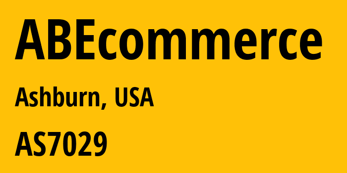 Информация о провайдере ABEcommerce AS7029 Windstream Communications LLC: все IP-адреса, network, все айпи-подсети