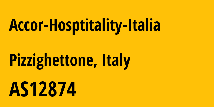 Информация о провайдере Accor-Hosptitality-Italia AS12874 Fastweb SpA: все IP-адреса, network, все айпи-подсети