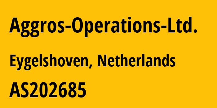 Информация о провайдере Aggros-Operations-Ltd. AS202685 Aggros Operations Ltd.: все IP-адреса, network, все айпи-подсети