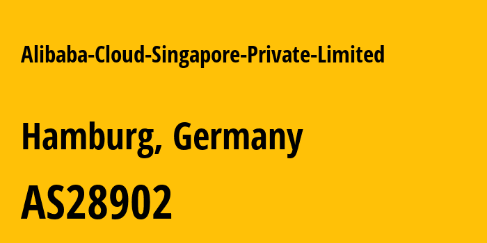 Информация о провайдере Alibaba-Cloud-Singapore-Private-Limited AS28902 Bigpoint GmbH: все IP-адреса, network, все айпи-подсети