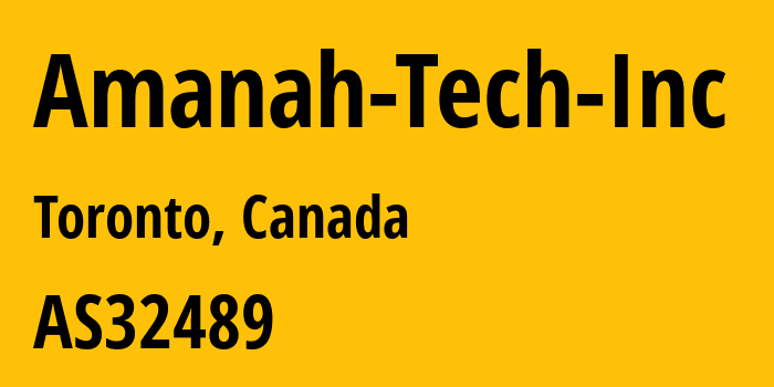 Информация о провайдере Amanah-Tech-Inc AS32489 Amanah Tech Inc.: все IP-адреса, network, все айпи-подсети