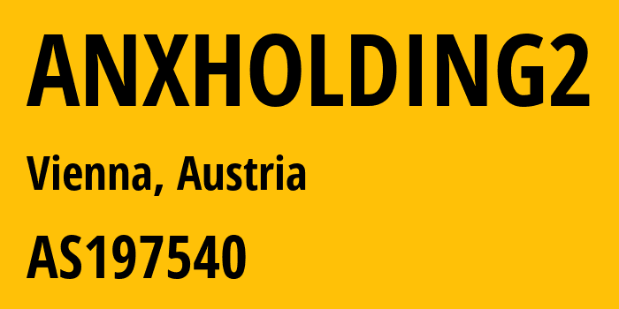 Информация о провайдере ANXHOLDING2 AS197540 netcup GmbH: все IP-адреса, network, все айпи-подсети