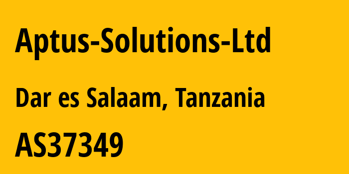 Информация о провайдере Aptus-Solutions-Ltd AS37349 Aptus Solutions Ltd: все IP-адреса, network, все айпи-подсети