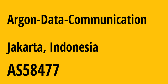 Информация о провайдере Argon-Data-Communication AS58477 Argon Data Communication: все IP-адреса, network, все айпи-подсети