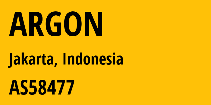 Информация о провайдере ARGON AS58477 Argon Data Communication: все IP-адреса, network, все айпи-подсети