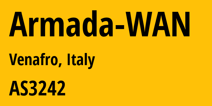 Информация о провайдере Armada-WAN AS3242 REEVO S.P.A.: все IP-адреса, network, все айпи-подсети