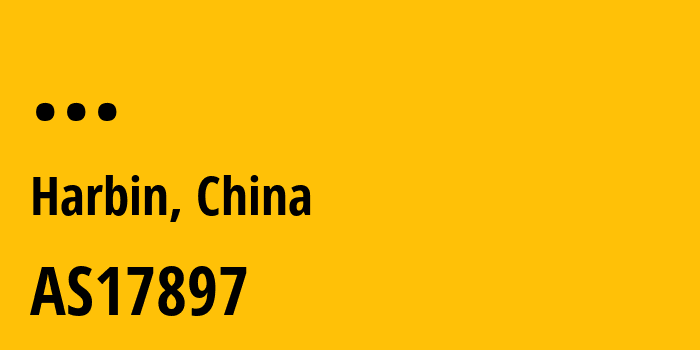 Информация о провайдере asn-for-Heilongjiang-Provincial-Net-of-CT AS17897 asn for Heilongjiang Provincial Net of CT: все IP-адреса, network, все айпи-подсети